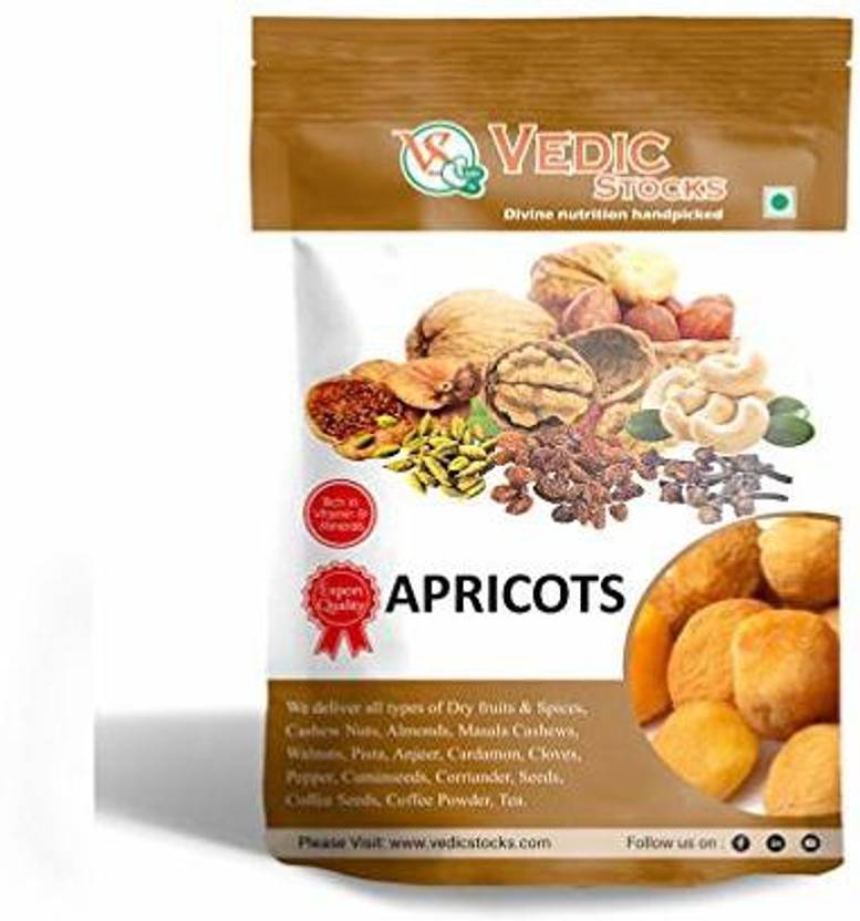 Vedic Stocks Apricots dry fruits 500g . PREMIUM DRIED TURKISH APRICOTS