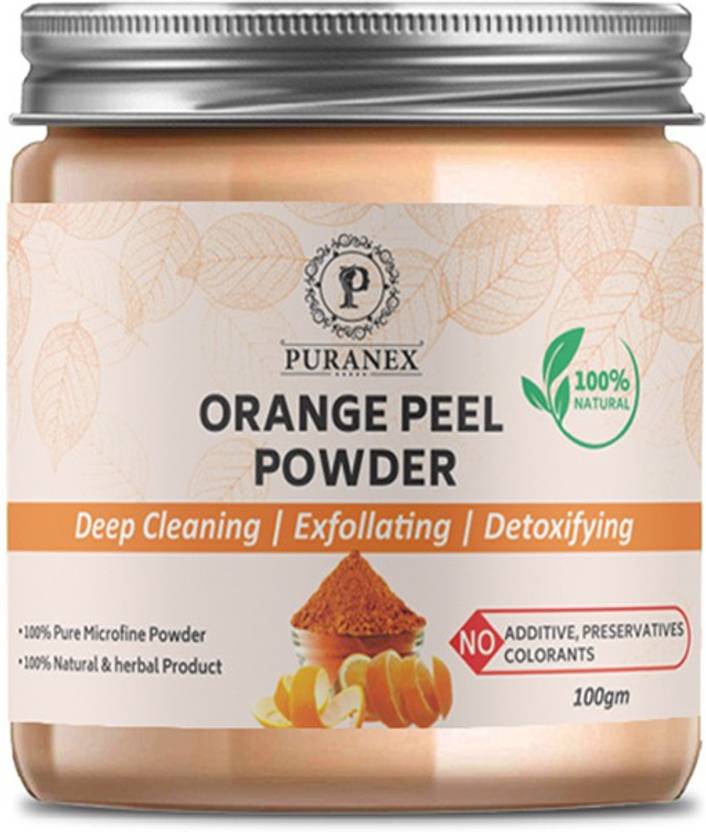 puranex 100 Pure & Natural Orange Peel Powder For Deep Cleansing