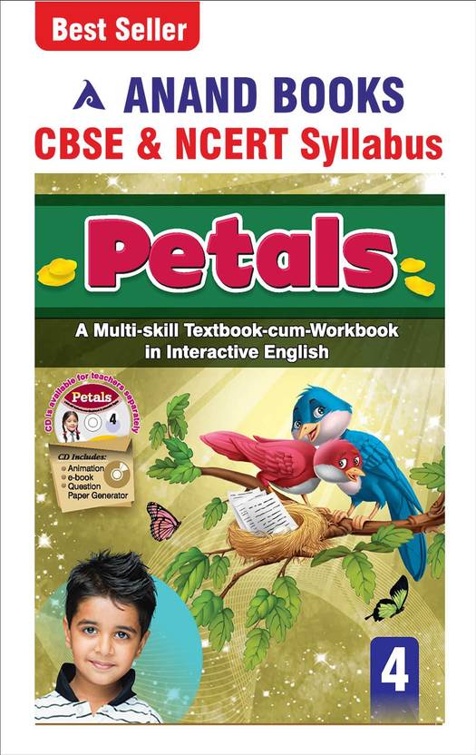 Anand Books Petals 4 English Coursebook For Class 4th (CBSE & NCERT