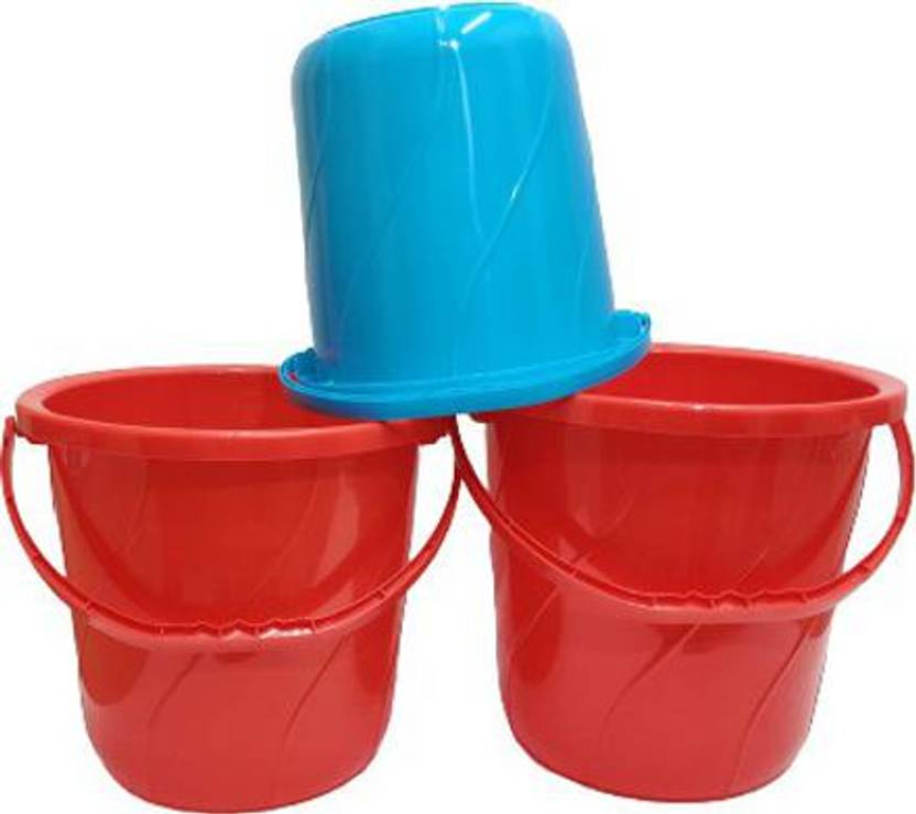 SSK BUCKET COMBO DIFFERENT SIZES ( 25 LTR , 20 LTR , 13 LTR ) 25 L