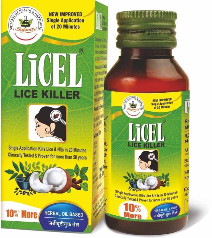 Licel Premium Herbal Oil Based Lice Nit Treatment Hair Oil Price in
