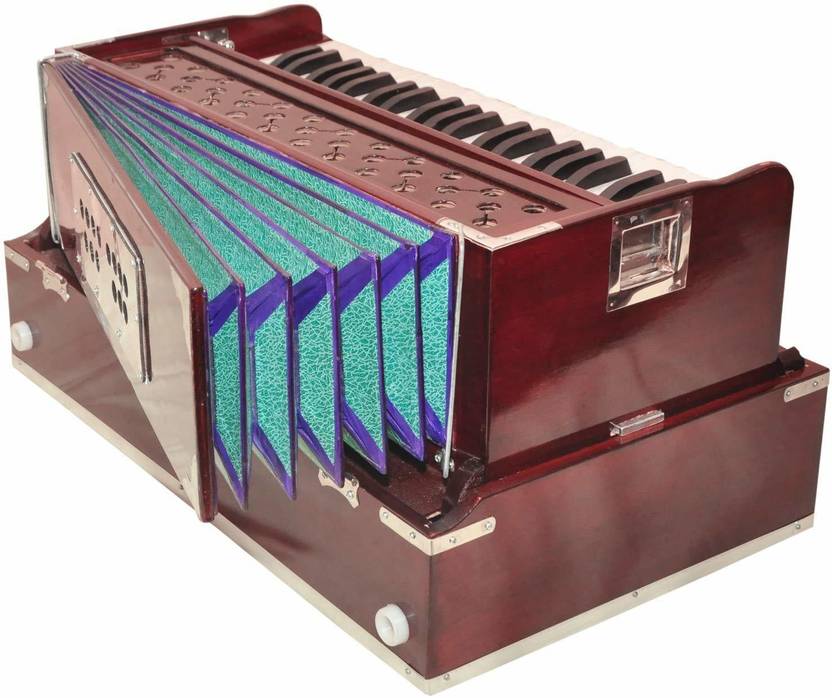 SALABLEZ 42 Keys, 7 Bellow Portable Folding Harmonium With Coupler