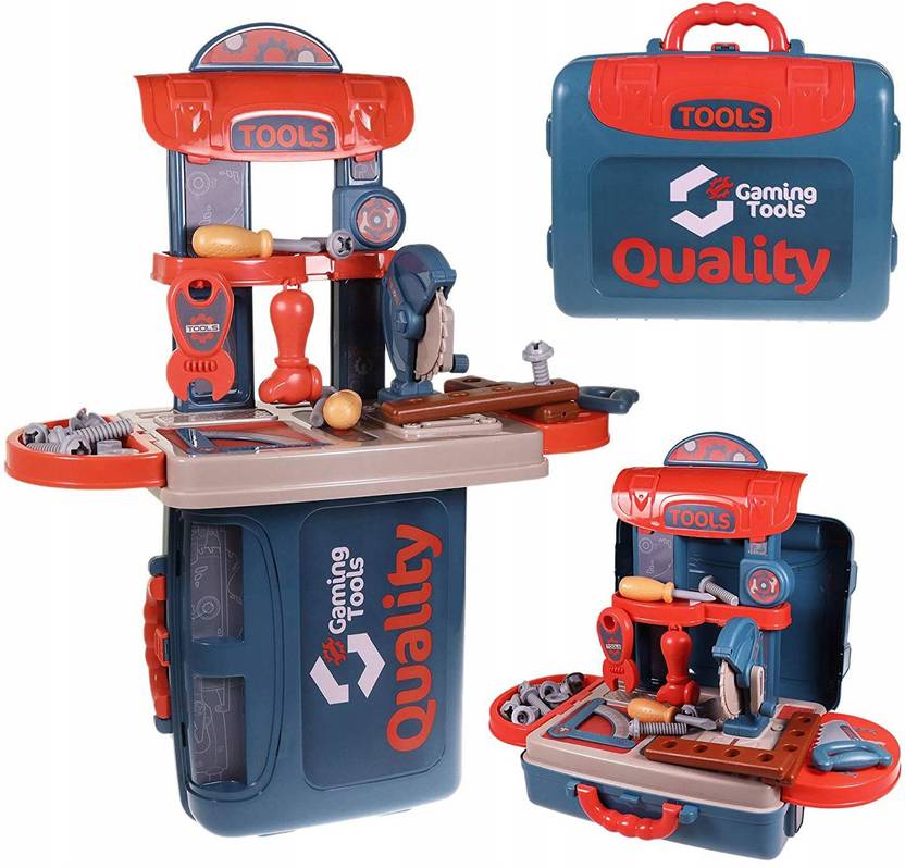 QWICK CLICK Engineer Mechanic Repair Miniature Tool Table Kit For Toolbox Construction
