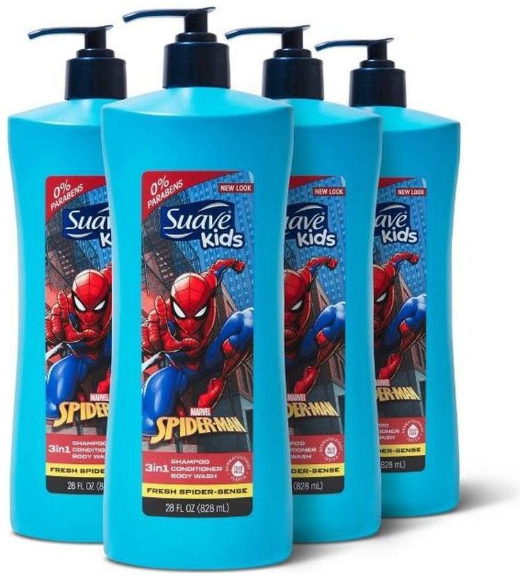 Suave Kids Marvel Spider Man 3in1 Shampoo Conditioner & Body Wash