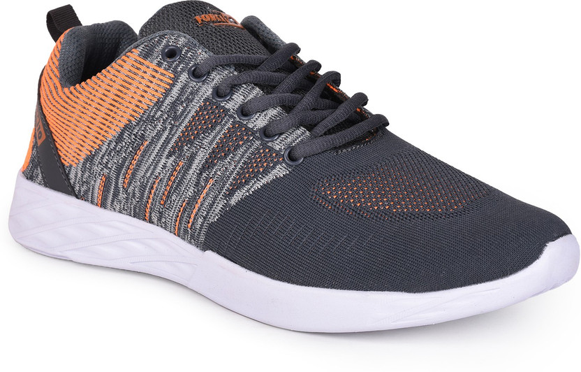 LIBERTY HOPKINS Grey Running Shoes For 
