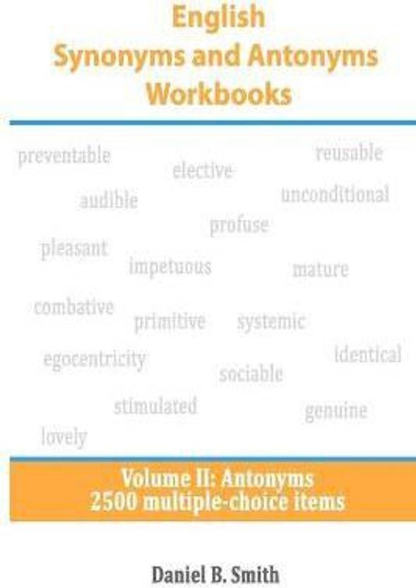 English Synonyms and Antonyms Workbooks Buy English Synonyms and