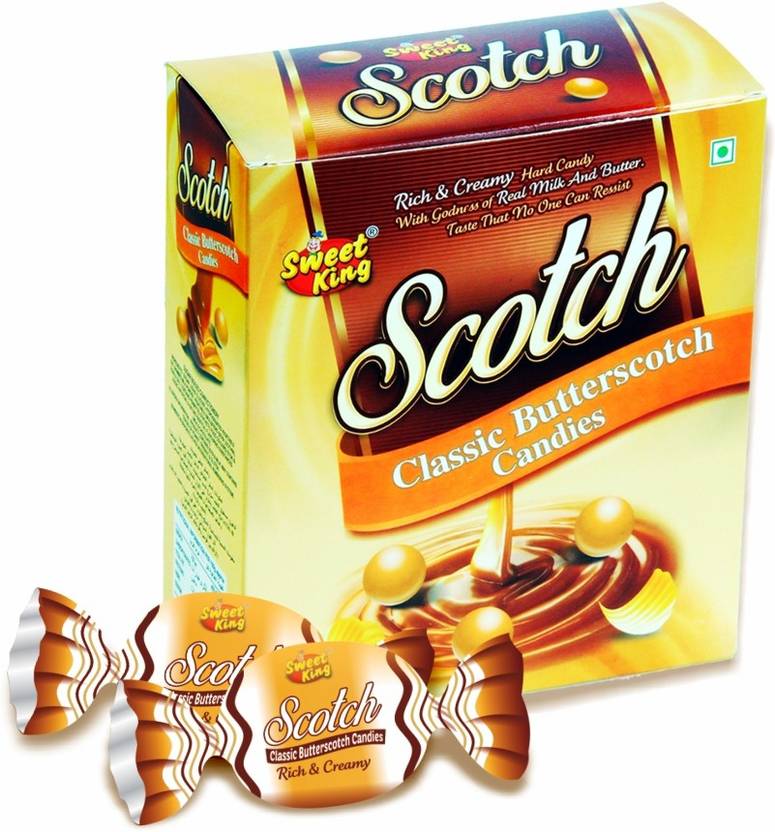 SWEET KING SCOTCH CLASSIC BUTTERSCOTCH CANDIES 150pcs IN A CANDY BOX