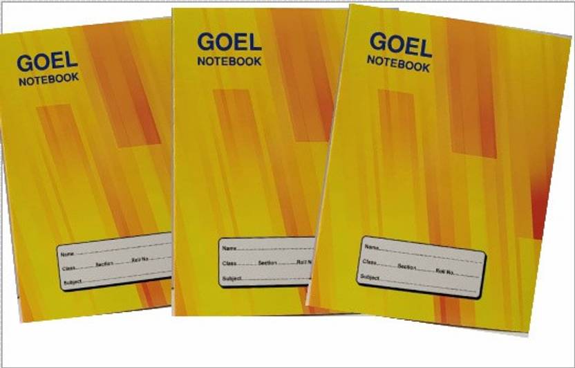 GOEL BOOK DEPOT NEW Regular Notebook 2 LINE NOTEBOOK 120 Pages Price in ...