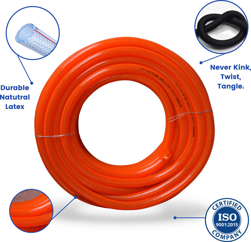 Buildingshop Buildingshop Durable/ Rubber/PVC Braided High Pressure Water Pipe For Garden,Plants Watering | Home, Bike, Car Washing | Pump, Motor Pipes(Size : 0.75 inch / Length : 15 Meter) Hose Pipe(1500 cm) - Flipkart Deal