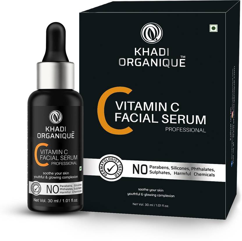 khadi ORGANIQUE Vitamin C face serum For Deeply clean skin pores