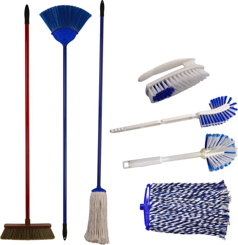 VIP Complete Household Cleaning Kit Includes Toilet Cleaning Brush