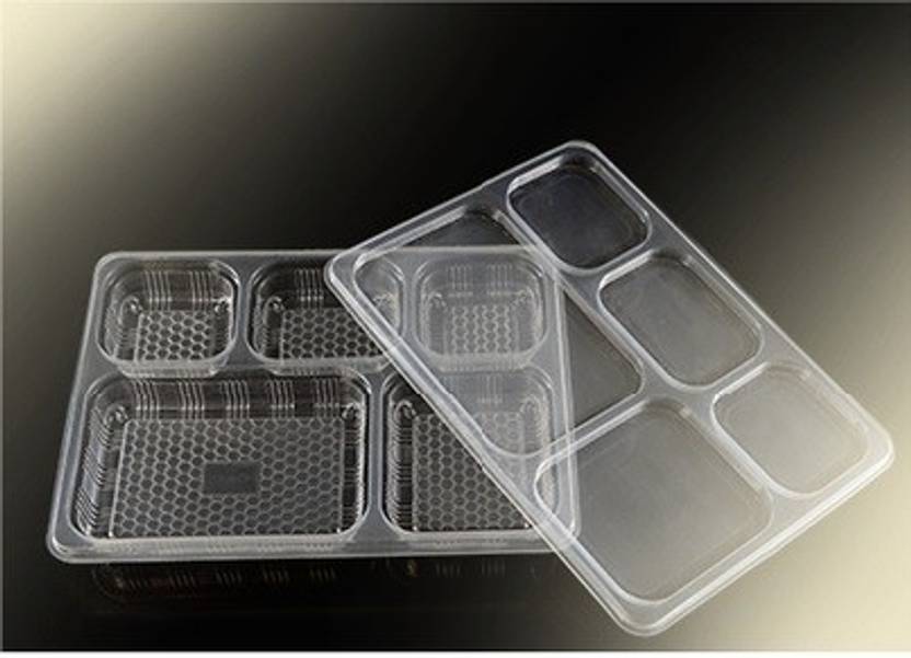 UD UD Disposal Thali Set With Lid Plate Serving Set Price in India