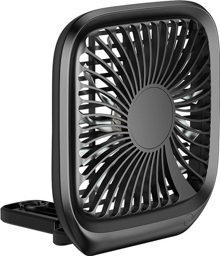 Baseus Foldable Vehiclemounted Backseat Fan Black Car Interior Fan