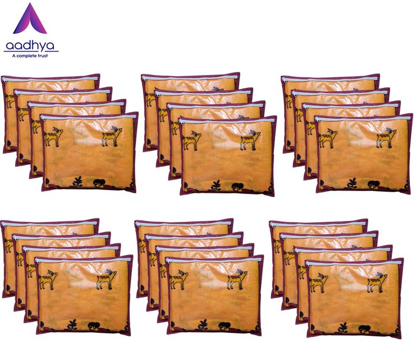 Aadhya Hingh Quality (68gsm Fabric) Pack of 24 Piece Single Saree ...