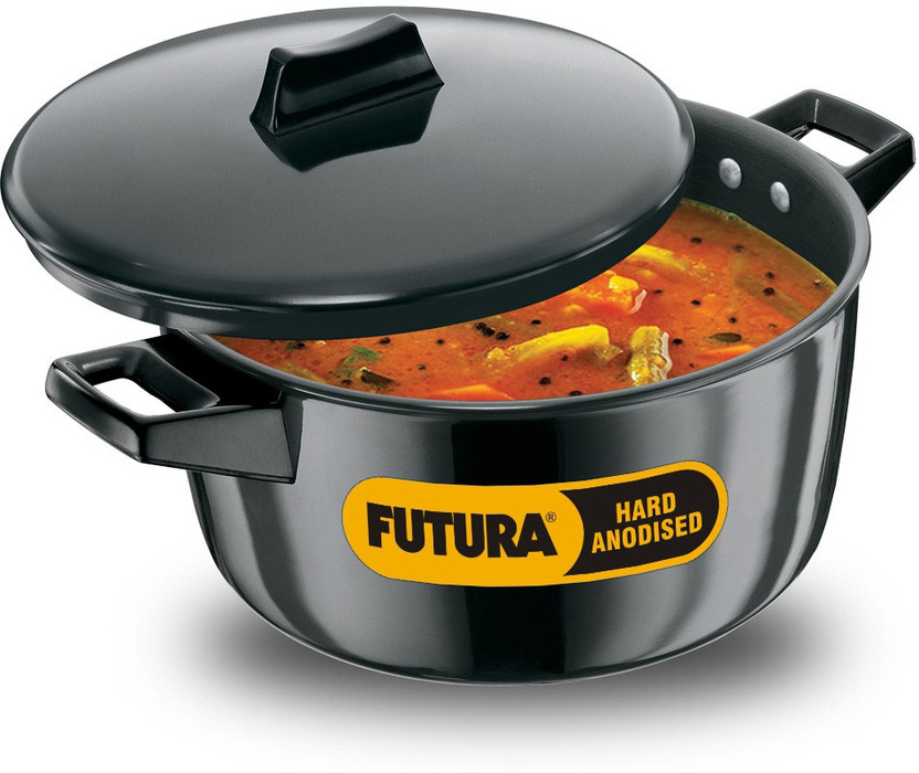 Hawkins Hawkins Cook n Serve Bowl (ACB40) Sauce Pan 23 cm diameter with Lid 4 L capacity(Hard Anodised) - Flipkart Deal