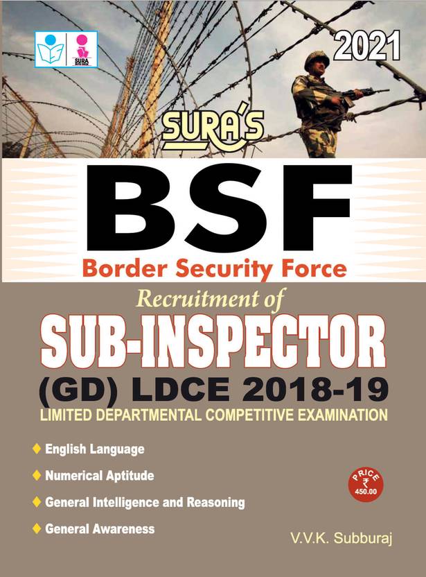 Border Security Force(BSF) SubInspector SI (GD) LDCE Exam Books Buy