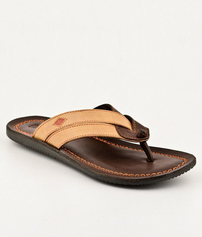 Buy LEE COOPER Men Tan Sandals Online 