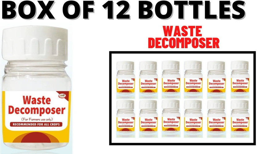 Farmer Faith Waste Decomposer | Bio Organic Certified | Potting Mixture(0.88 kg, Cake)