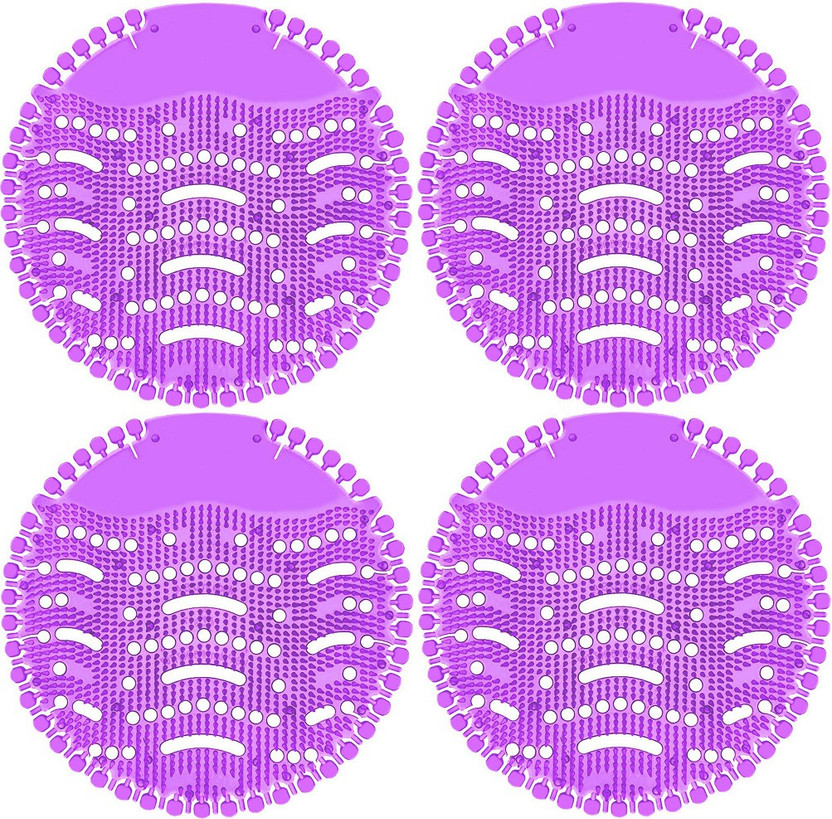 Velsun International Fragrance Urinal Screen Toilet Mat, Urinal Hygiene Products VL-URI-180 Lavender Mat Toilet Cleaner(4 x 1 Wipes)