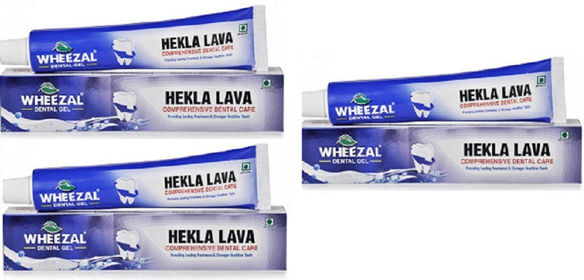 WHEEZAL DENTAL CARE GEL [Pack of 3][ 100 gms X 3,300 g] Toothpaste(300 g, Pack of 3)