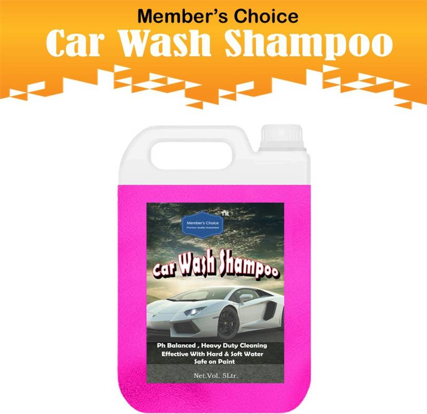 Member's Choice Car Wash Shampoo 5 Litre With Ph Balance And Colour