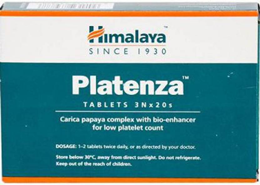 HIMALAYA platenza tablets 3x20 Price in India Buy HIMALAYA platenza