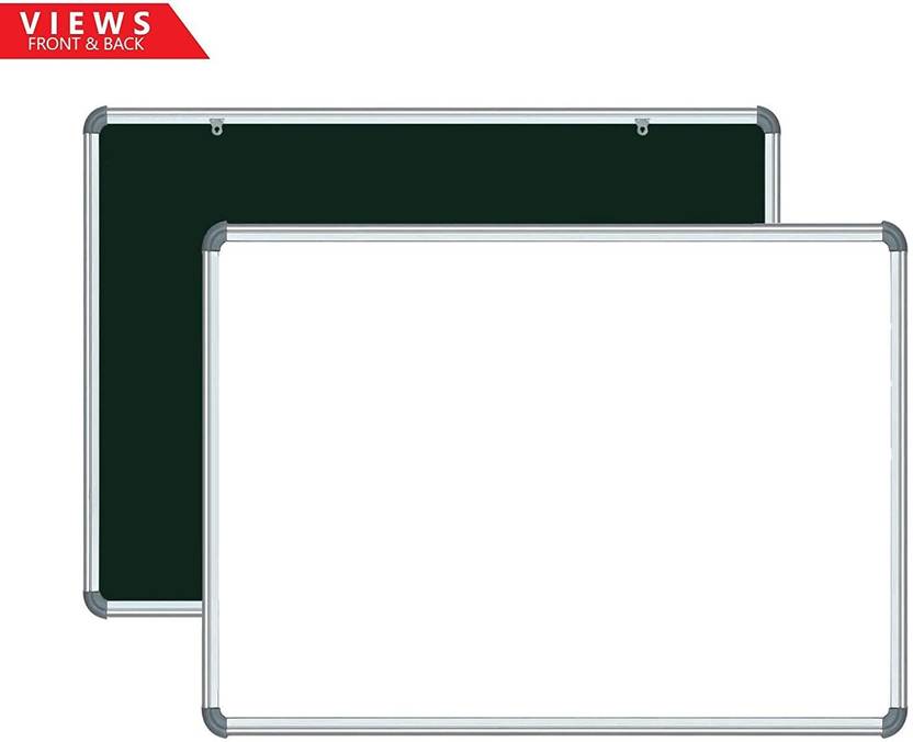 Eduway Non Whiteboard 3X4 ft one Side White Marker and Back