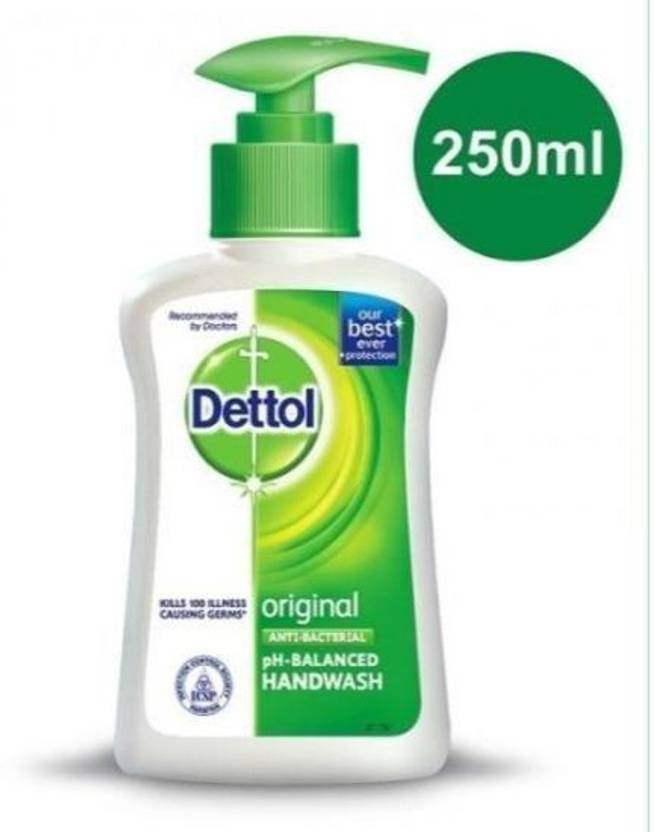 Dettol Original Liquid Hand Wash - 250 ml Pack of 3 Hand Wash Bottle