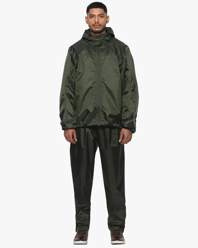 Royal Enfield Self Design Men Raincoat 