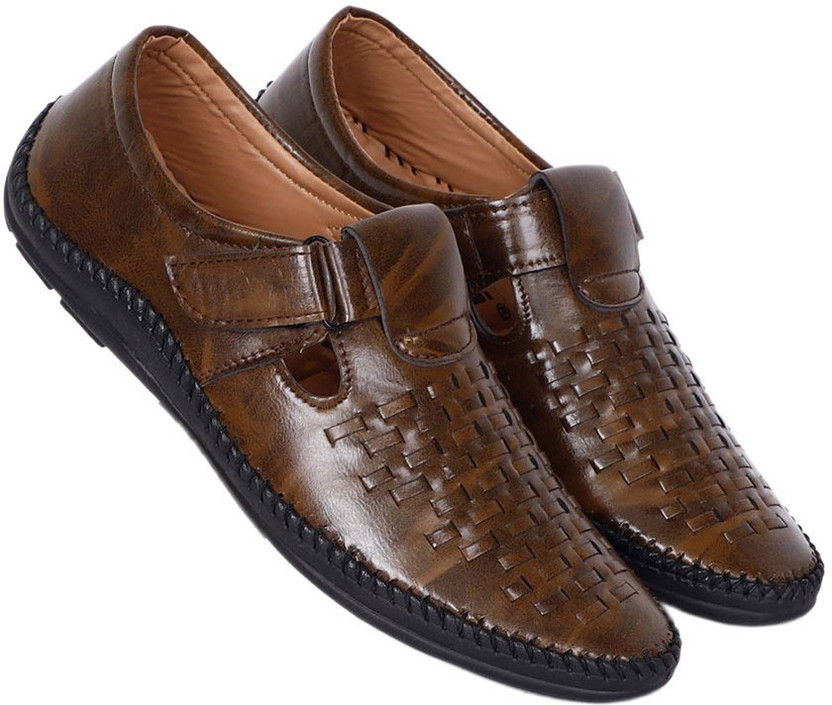 aadi Men Brown Sandals - Buy aadi Men 