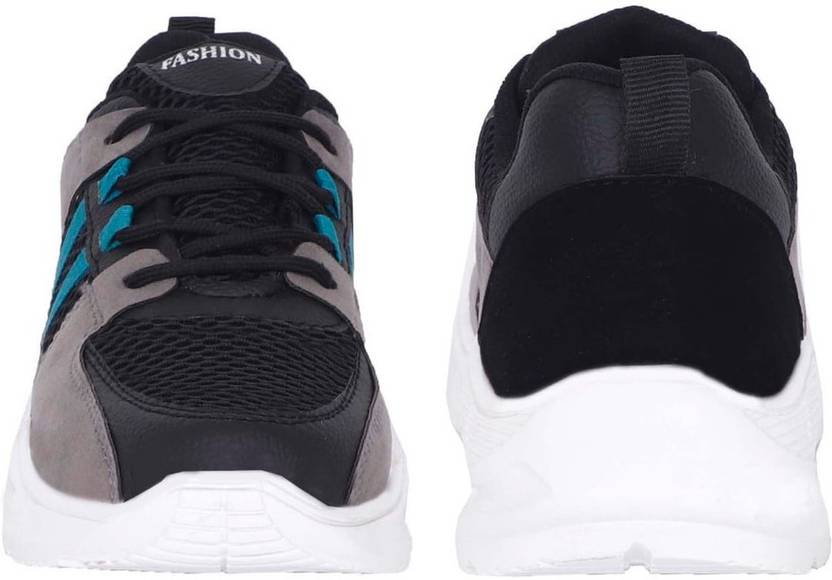figor blue mesh lace up sneakers for men