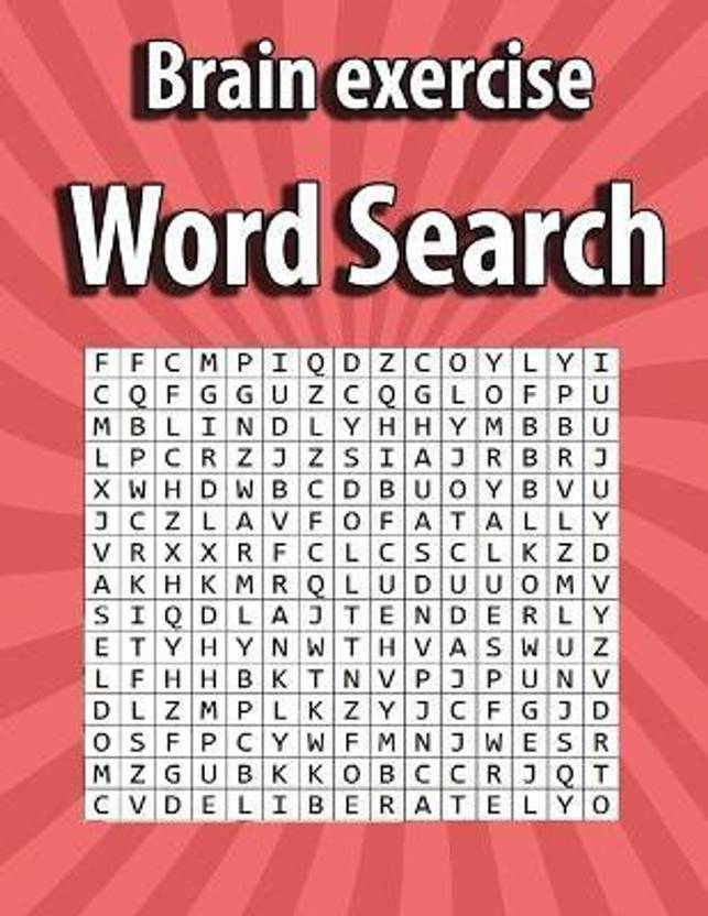 Brain exercise Word Search Buy Brain exercise Word Search by K P J at
