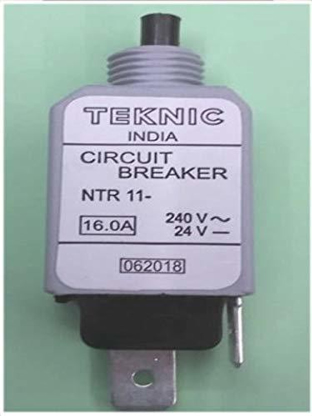 PMW Circuit Breaker - 16 Amps - 240 V - Circuit Breaker Over Load Protector with Push to Reset Switch - 1 Unit Electronic Components Electronic Hobby Kit