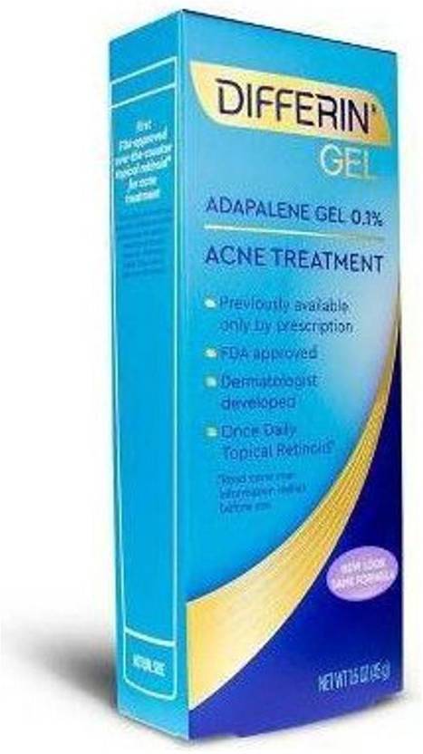 Differin Adapalene Gel 0.1% Acne Treatment Price in India - Buy
