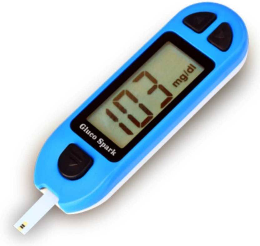 gluco spark Meter With 50 Strips&50 lancets Price in India