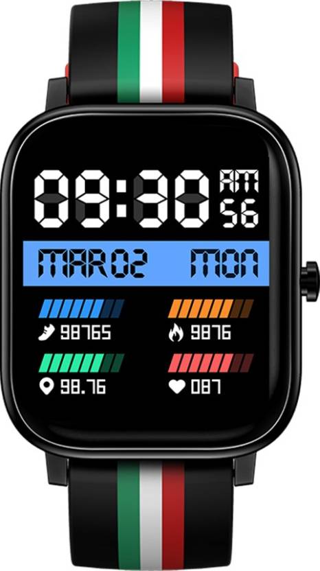 EYNK LitFit P12 1.4" Full HD Display Calling Smartwatch (Multicolor Strap, Free Size)