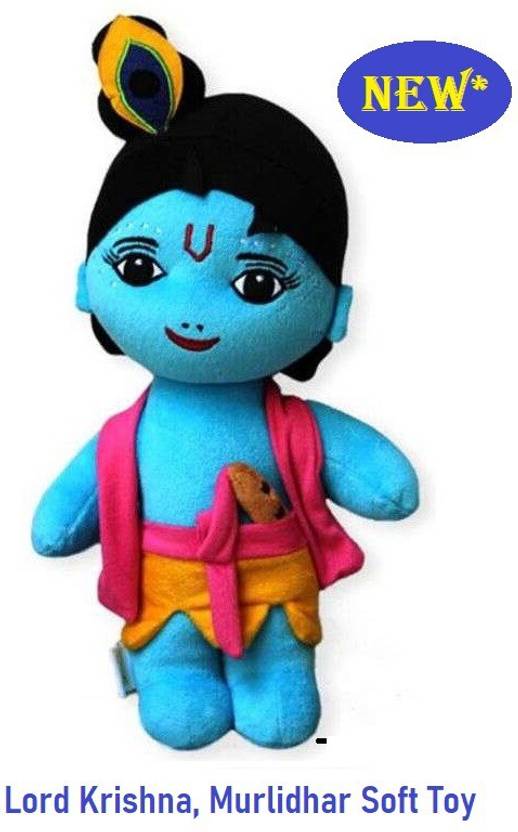 Sakhyam Lord Krishna Soft Toy Blue Height 39 cm 39 cm Lord