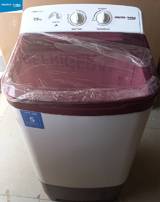 Voltas Beko 7.5 kg Washer only White Price in India Buy Voltas Beko 7