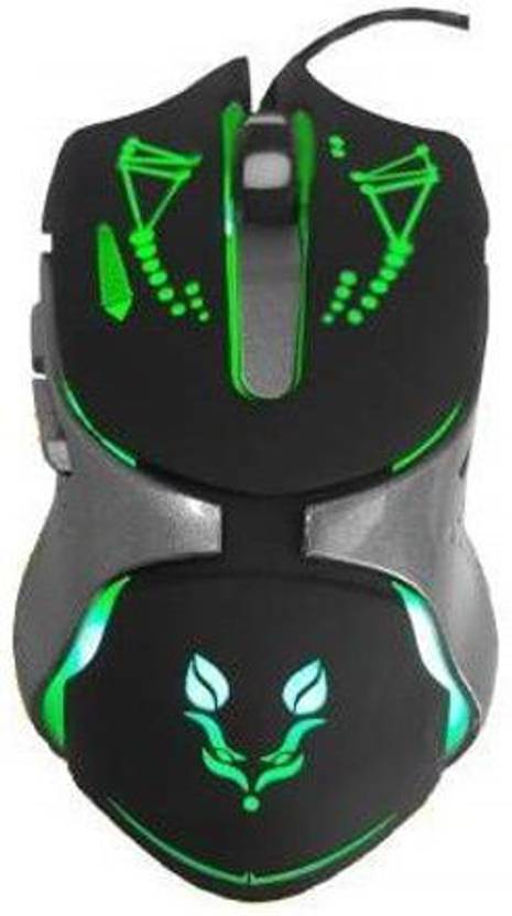 LipiWorld TJ-3 Wired USB Gaming Mouse,3200DPI LED Backlight 6 Button,4