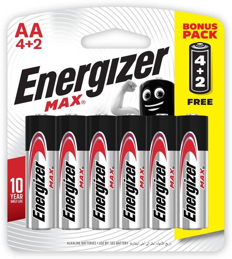 Energizer Primary Alkaline Batteries MAX 2A Battery Energizer