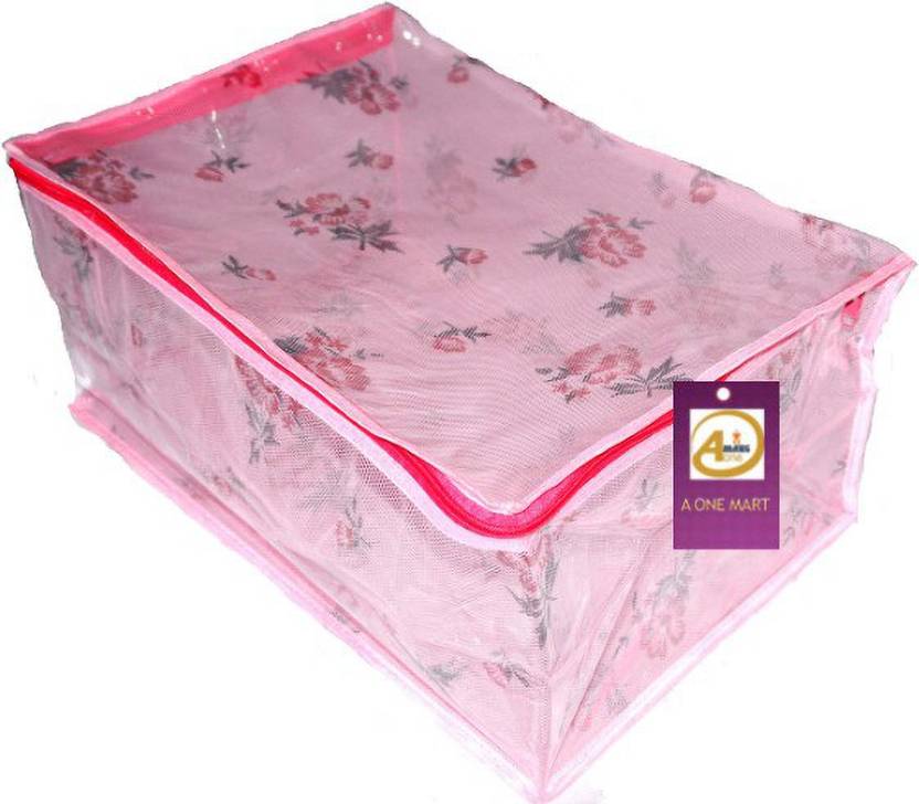 A One Mart SAREE COVER Designer Bow Saree Packing Covers (With Zip Lock