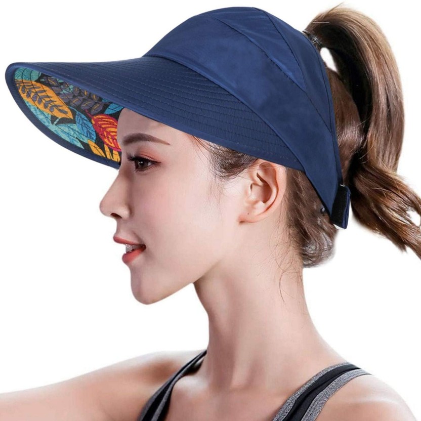 Women Hats Summer UV protection shade visor/outdoor travel sun hat 