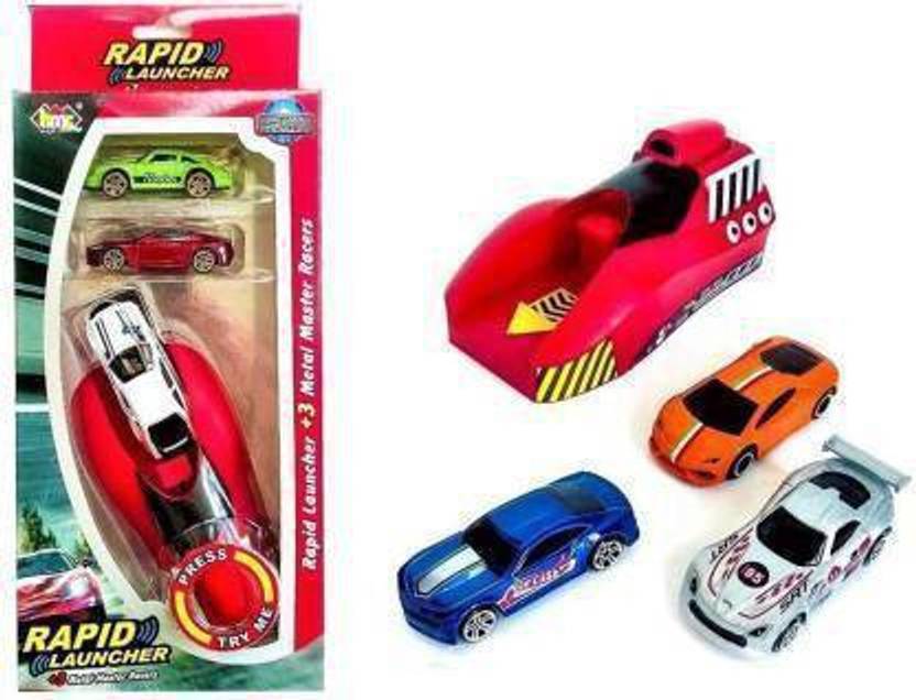 Dherik Tradworld Vehicle Launcher Rapid Car Launcher Playset Toy with