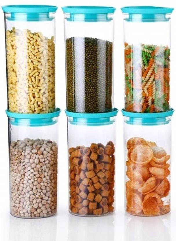 TENIDO 100 Air Tight Modular Kitchen Plastic Storage Containers Jars