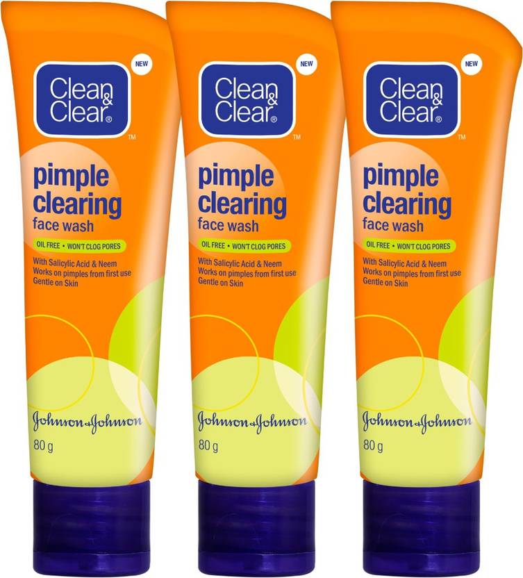 Clean & Clear Pimple Clearing Face Wash Price in India, Buy Clean