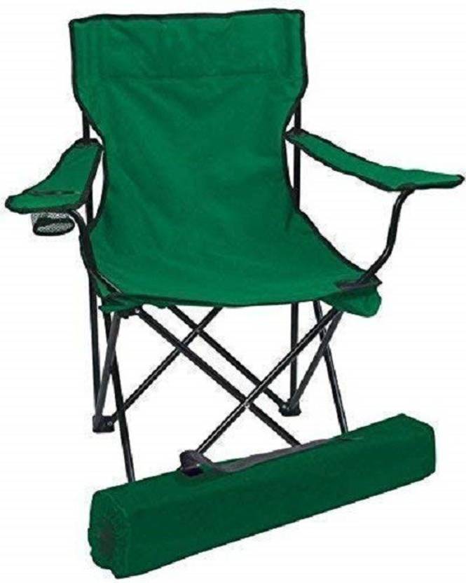 SKYZONE Portable Folding Chair with Arm Rest and Cup Holder with