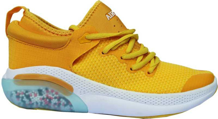 Glam 8556 Yellow Running Shoes For Men 