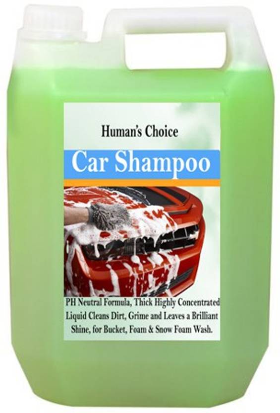 Humans choice Premium Car Shampoo (5Ltrs) PH Neutral Formula, Thick