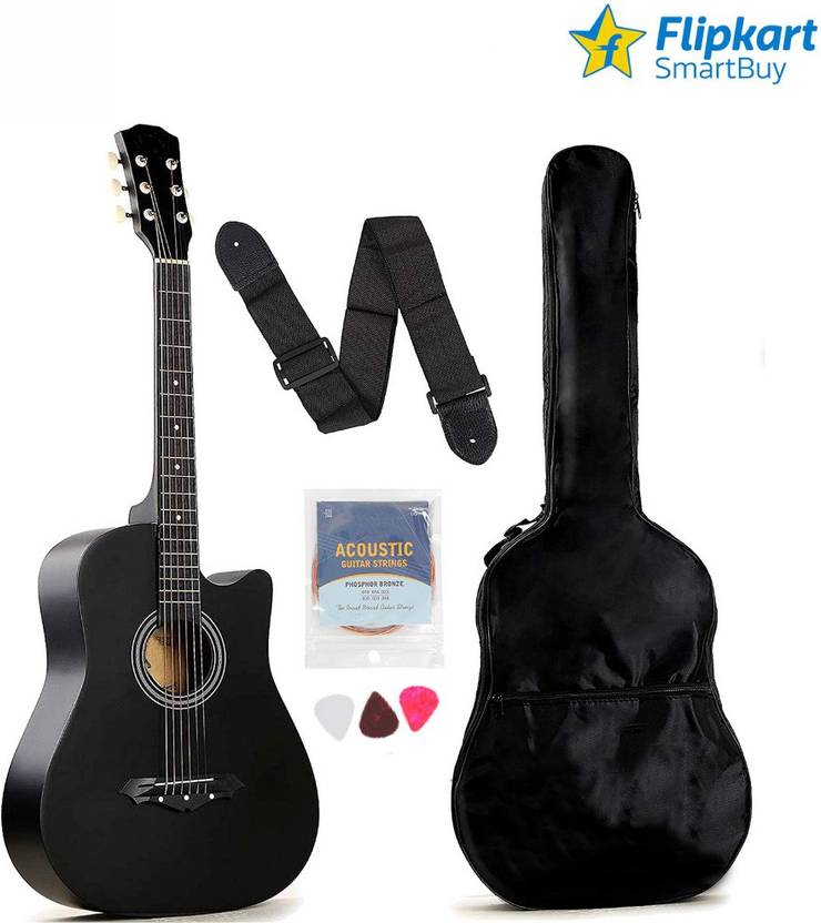 Flipkart SmartBuy FKSB38GBK Acoustic Guitar Linden Wood Rosewood