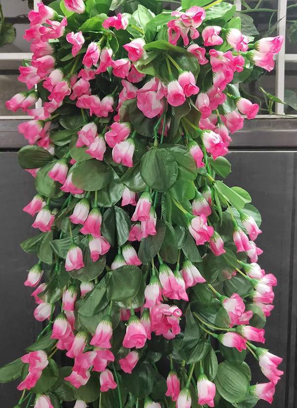 Petalshue Artificial Kalifalling Rose Flowers Bunch Hanging Flowers